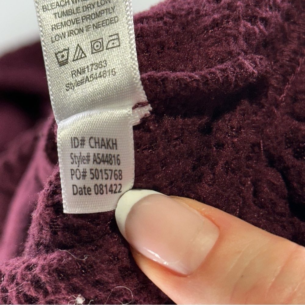 Koolaburra by UGG Sherpa Hoodie Cozy Quarter Zip Pullover Small - Picture 8 of 12